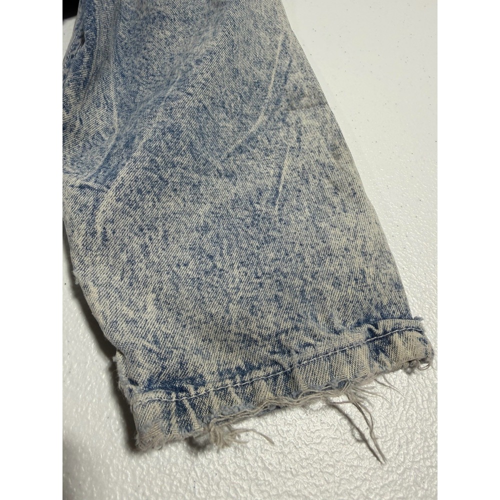 Vintage Oshkosh Acid Wash Denim Overalls Baby USA Made 2T - Picture 6 of 13